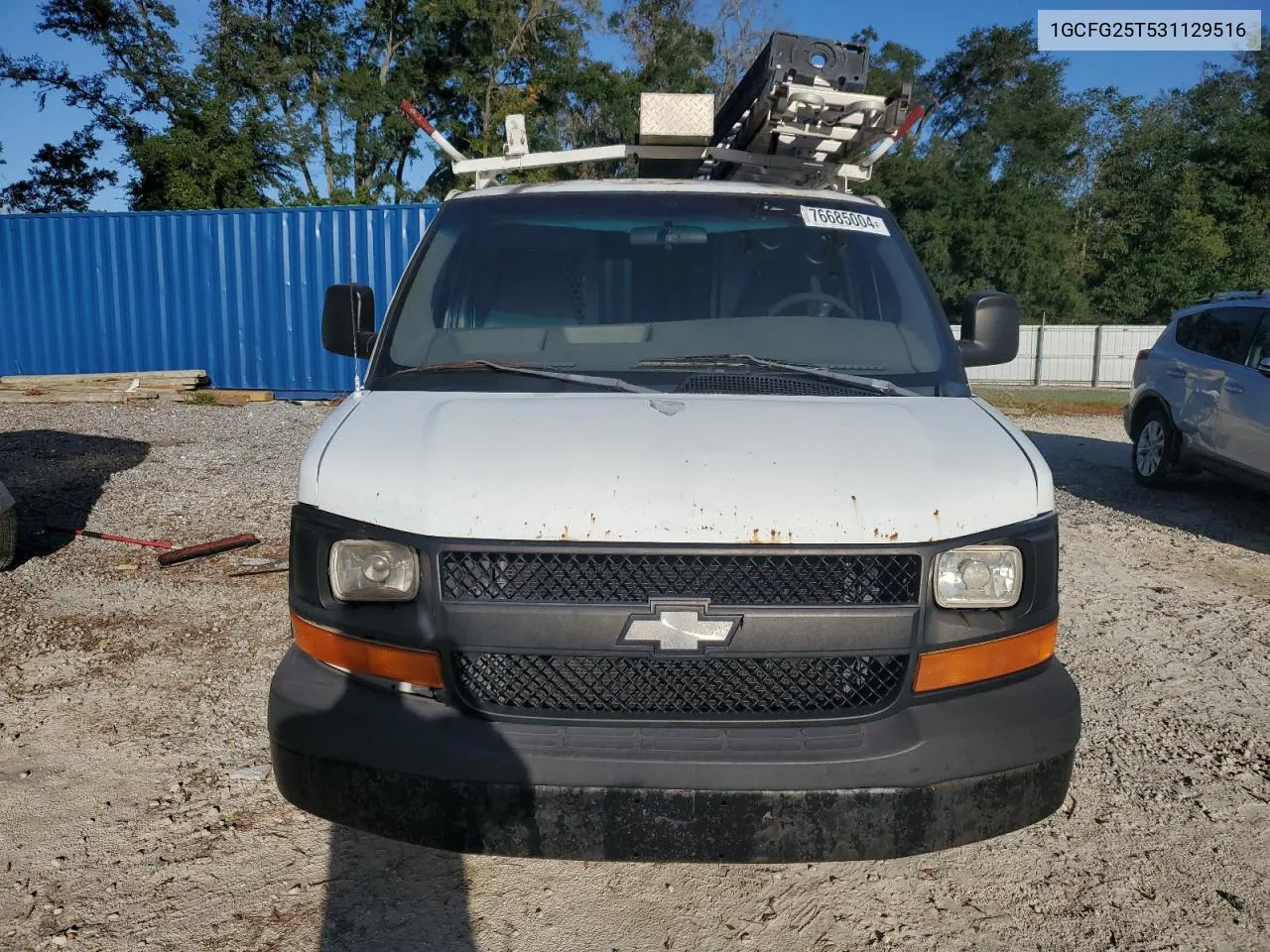 2003 Chevrolet Express G2500 VIN: 1GCFG25T531129516 Lot: 76685004