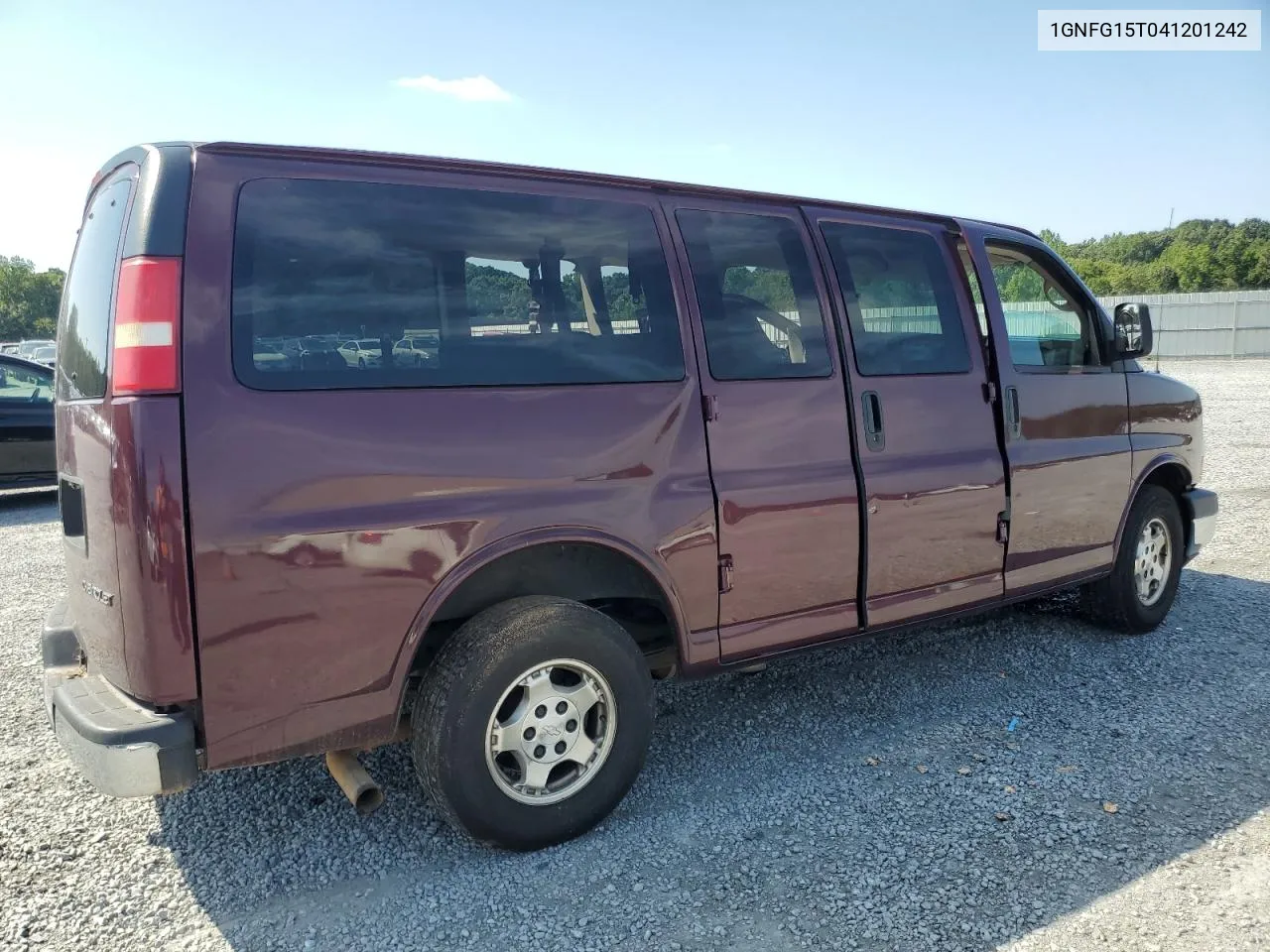 2004 Chevrolet Express G1500 VIN: 1GNFG15T041201242 Lot: 68769354