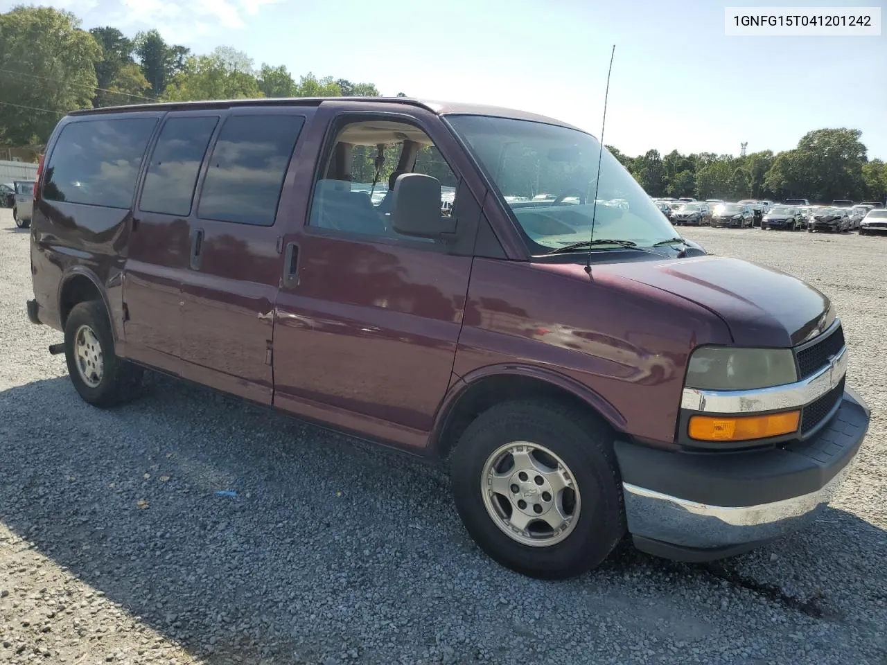 2004 Chevrolet Express G1500 VIN: 1GNFG15T041201242 Lot: 68769354