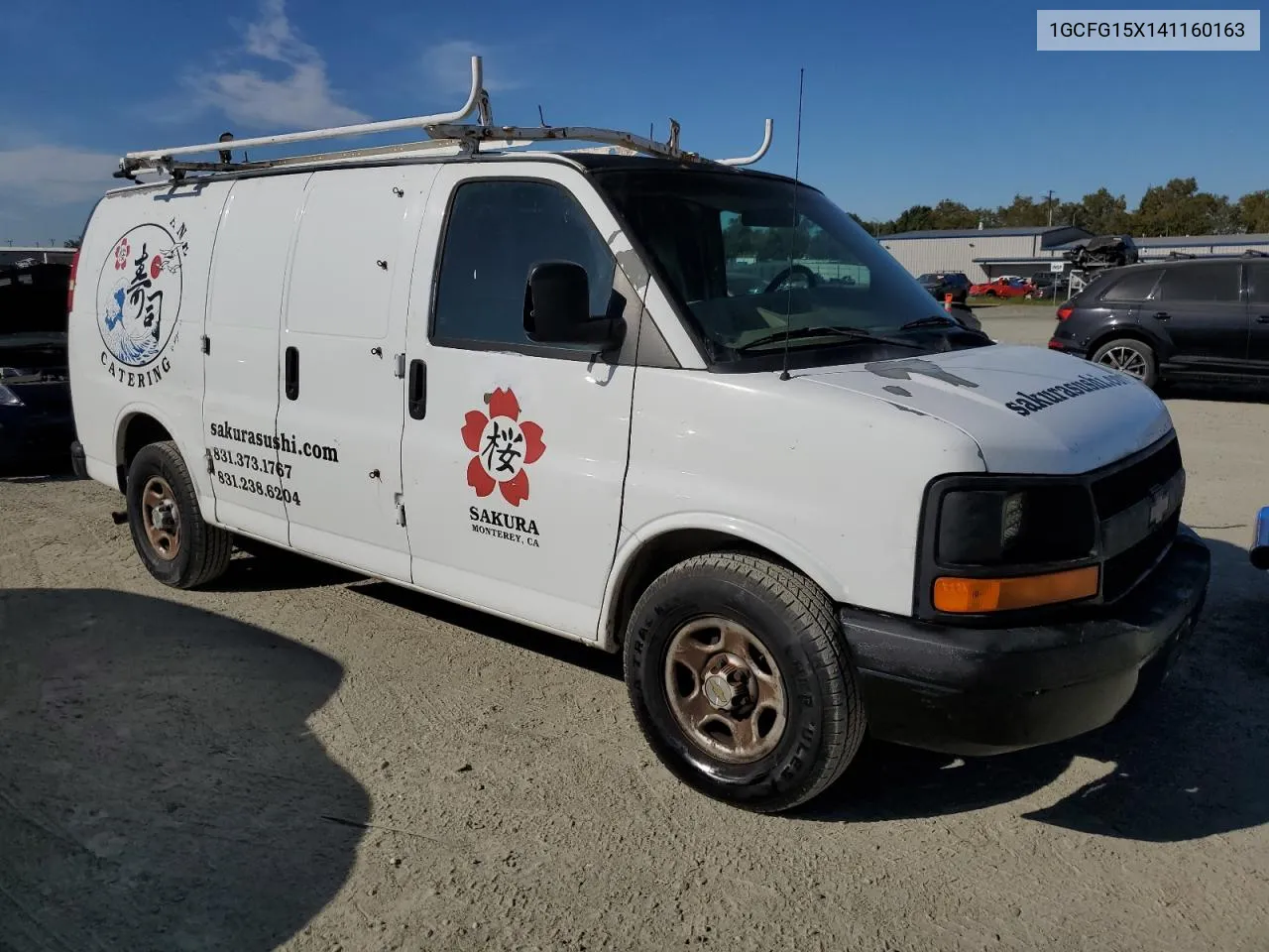 2004 Chevrolet Express G1500 VIN: 1GCFG15X141160163 Lot: 72384374