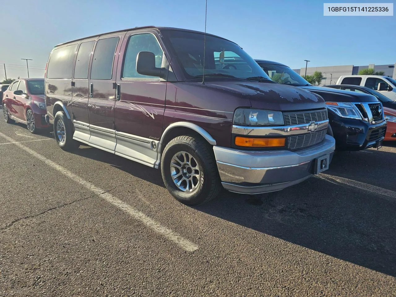 2004 Chevrolet Express G1500 VIN: 1GBFG15T141225336 Lot: 74642724