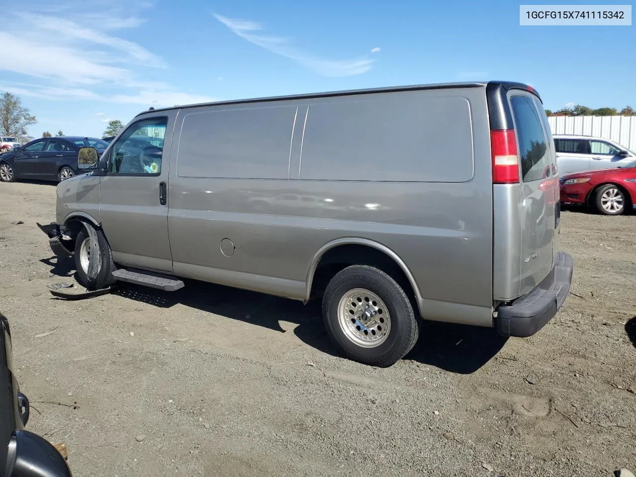 2004 Chevrolet Express G1500 VIN: 1GCFG15X741115342 Lot: 74877064