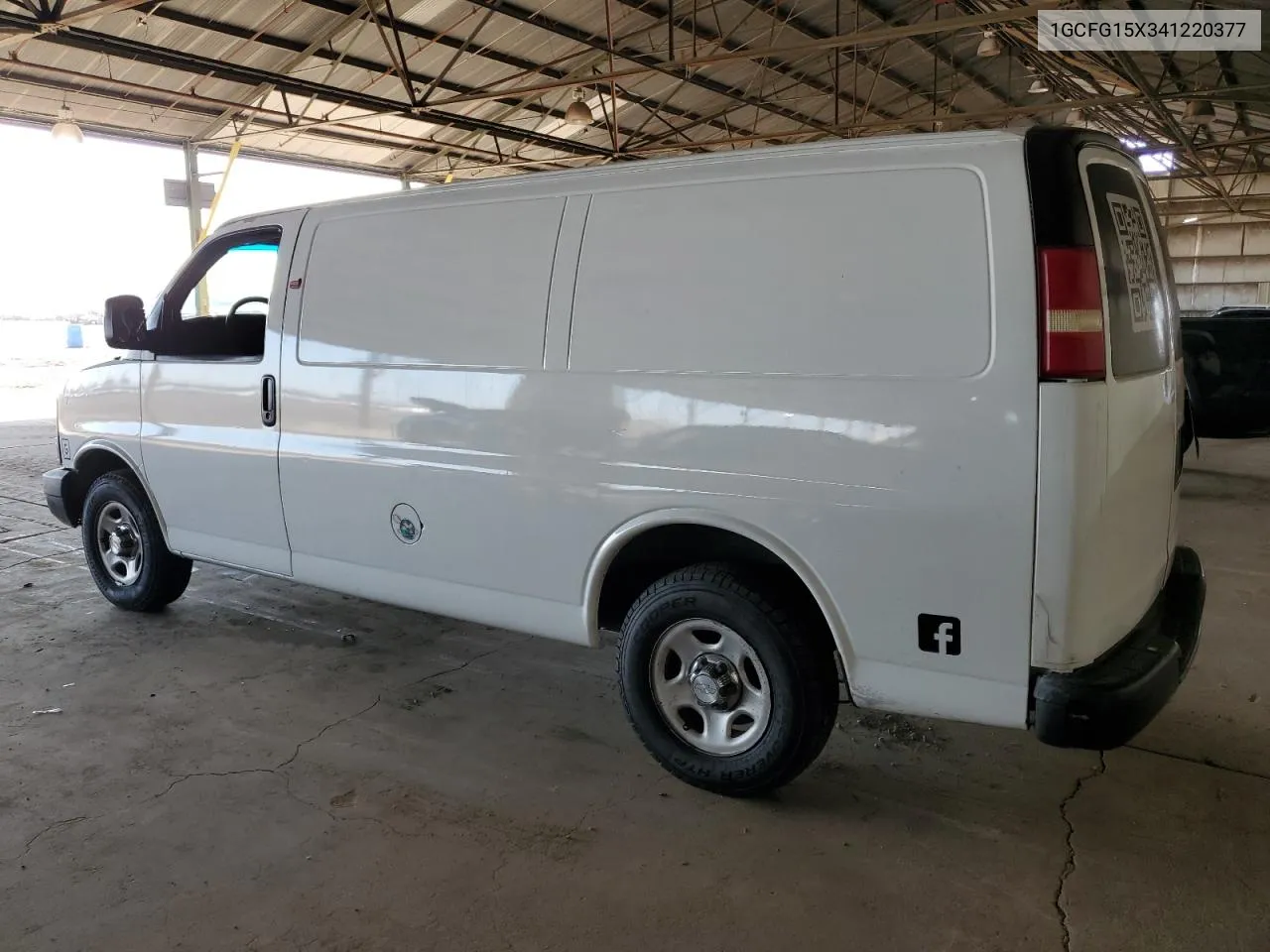 2004 Chevrolet Express G1500 VIN: 1GCFG15X341220377 Lot: 74917144