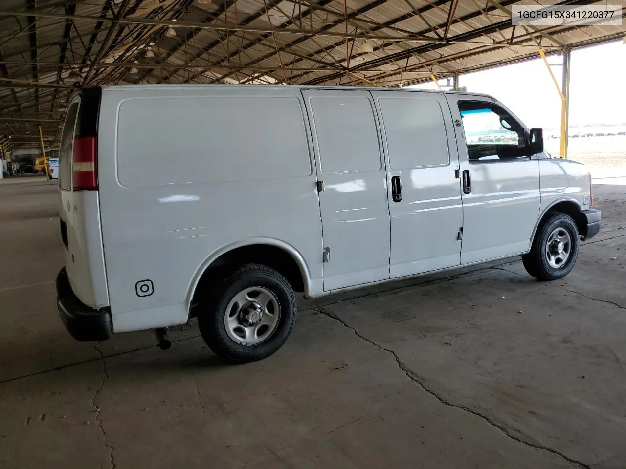 2004 Chevrolet Express G1500 VIN: 1GCFG15X341220377 Lot: 74917144