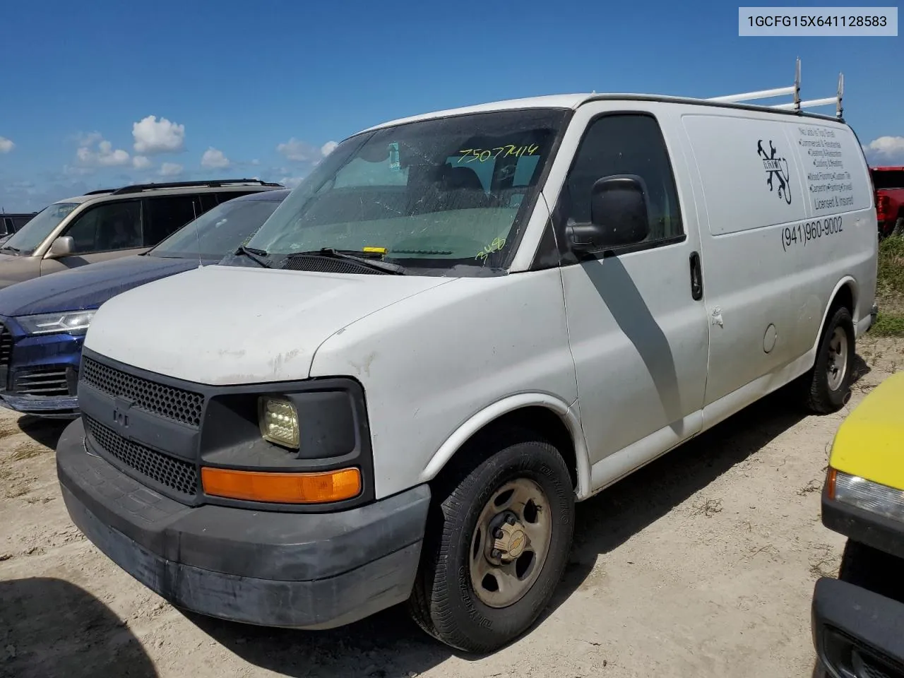 2004 Chevrolet Express G1500 VIN: 1GCFG15X641128583 Lot: 75077414