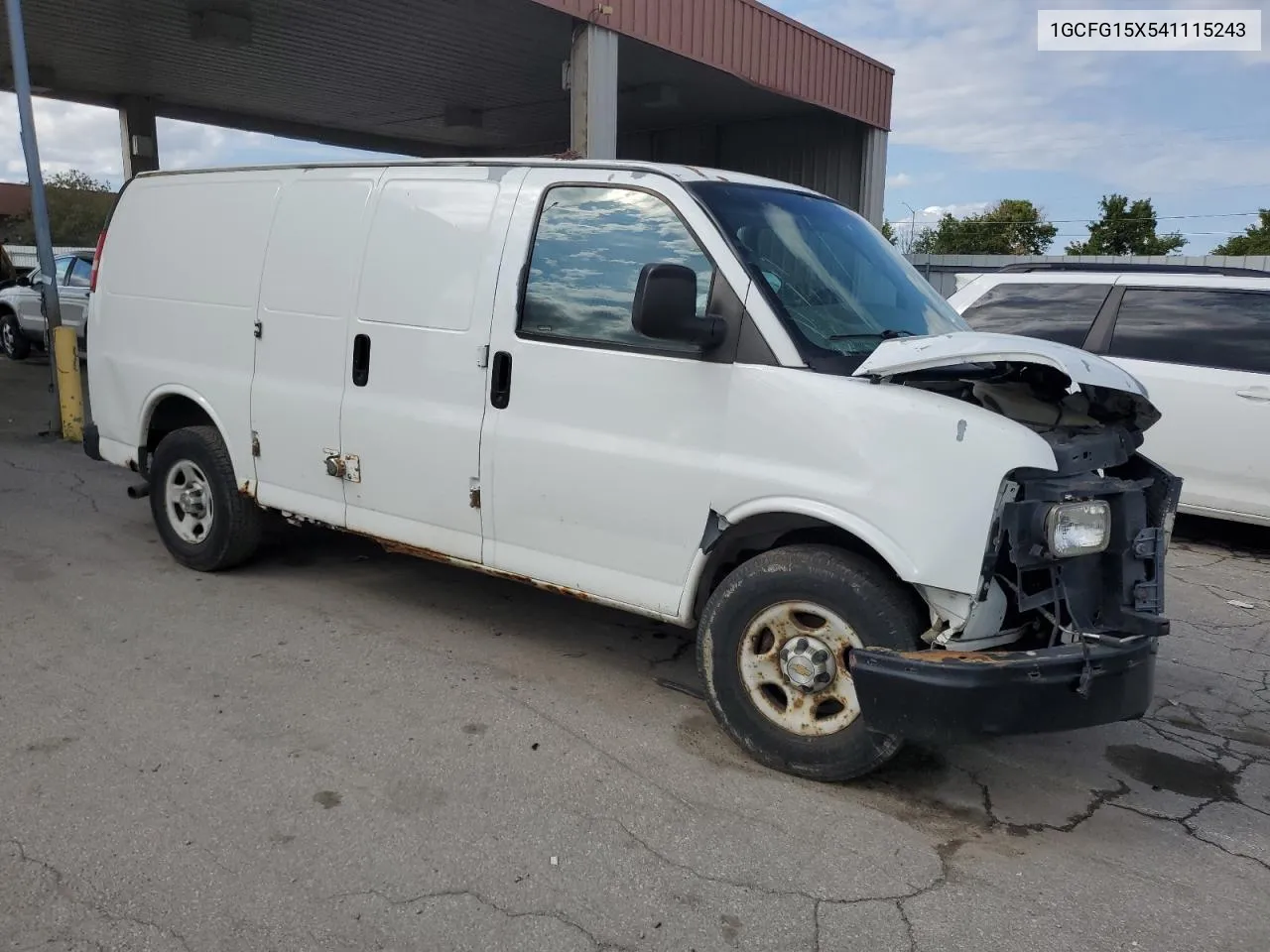 2004 Chevrolet Express G1500 VIN: 1GCFG15X541115243 Lot: 75741294