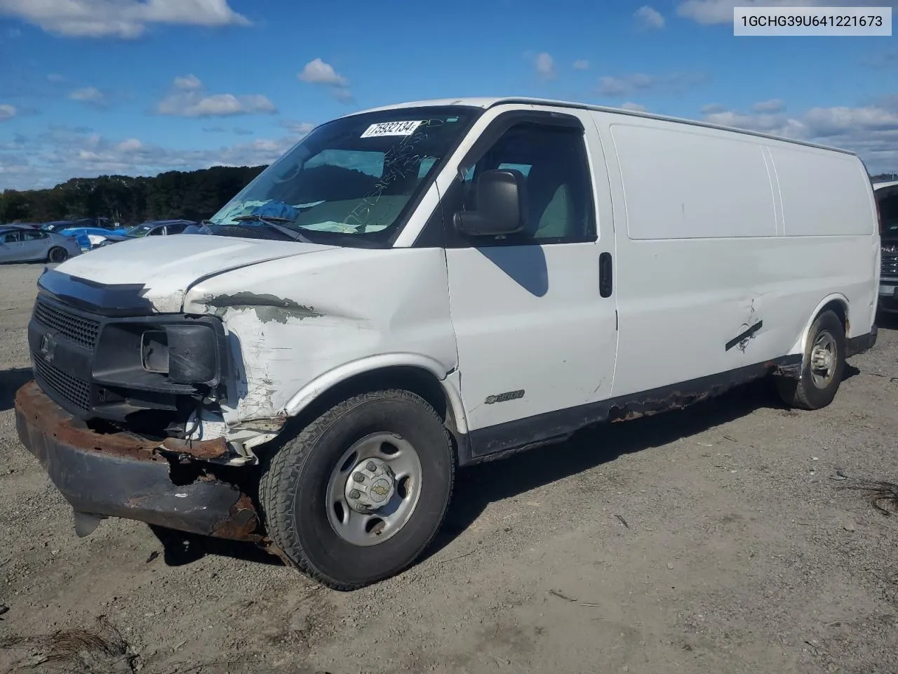 2004 Chevrolet Express G3500 VIN: 1GCHG39U641221673 Lot: 75932134