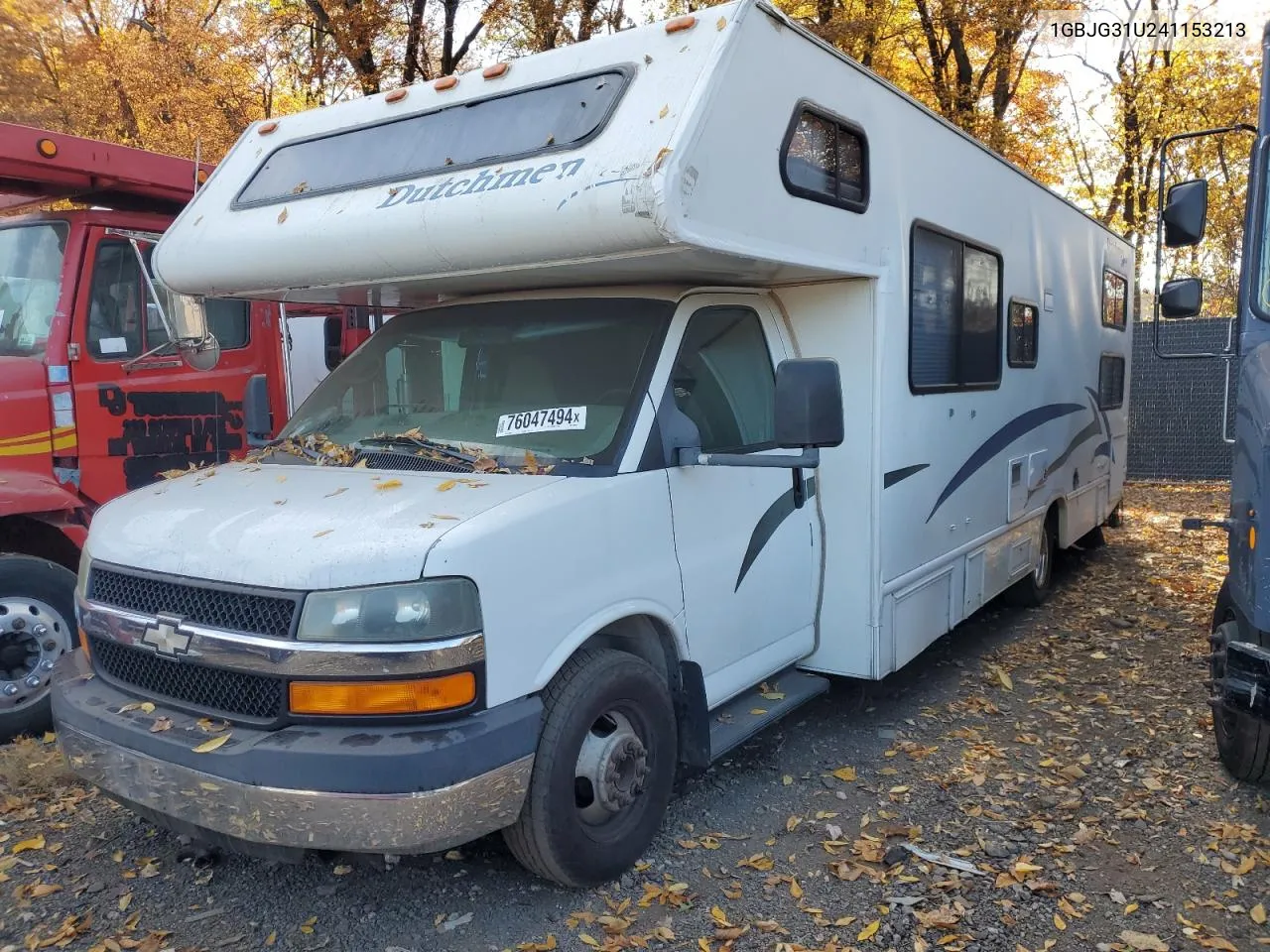 2004 Chevrolet Express G3500 VIN: 1GBJG31U241153213 Lot: 76047494