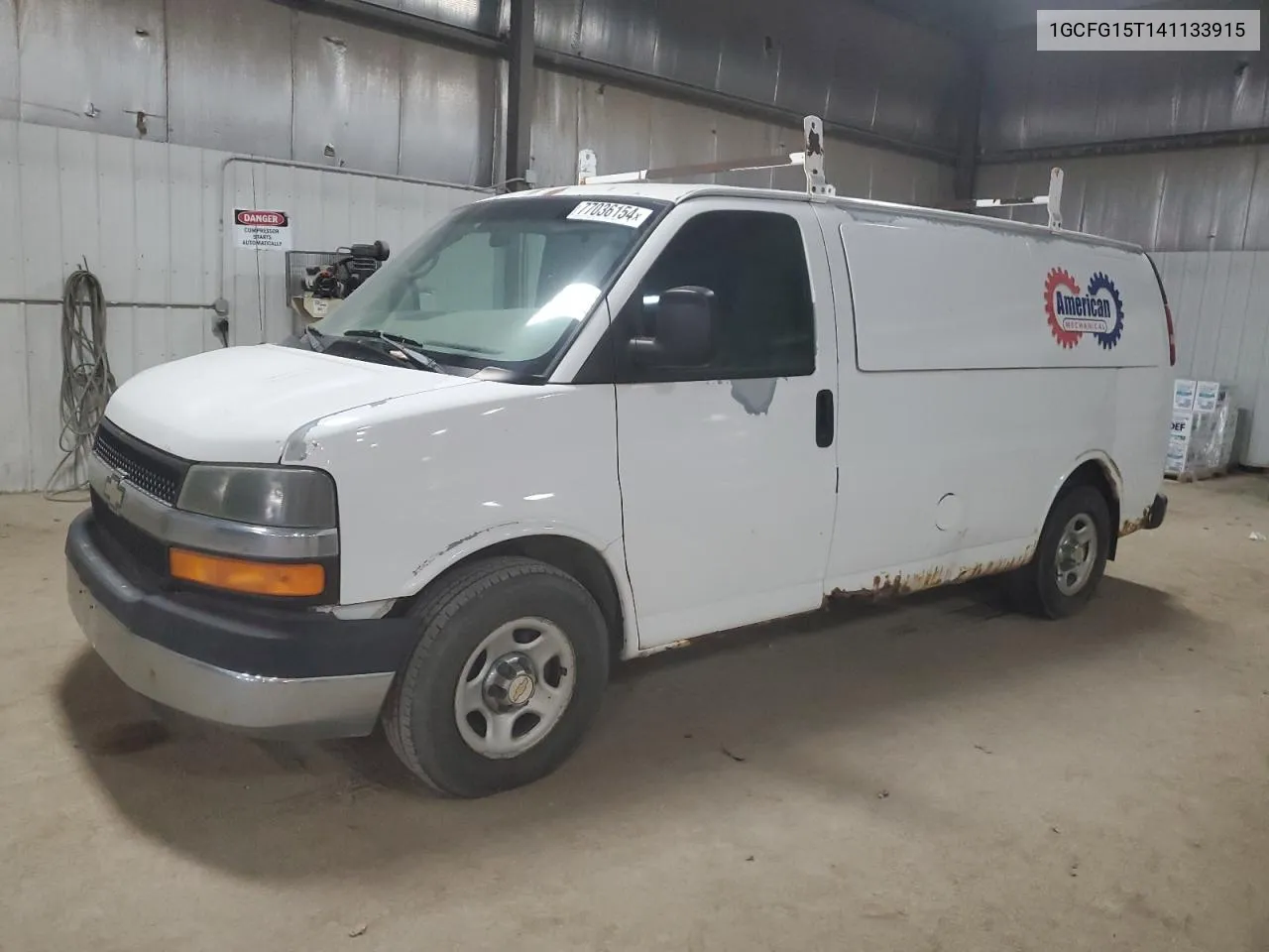 2004 Chevrolet Express G1500 VIN: 1GCFG15T141133915 Lot: 77036154