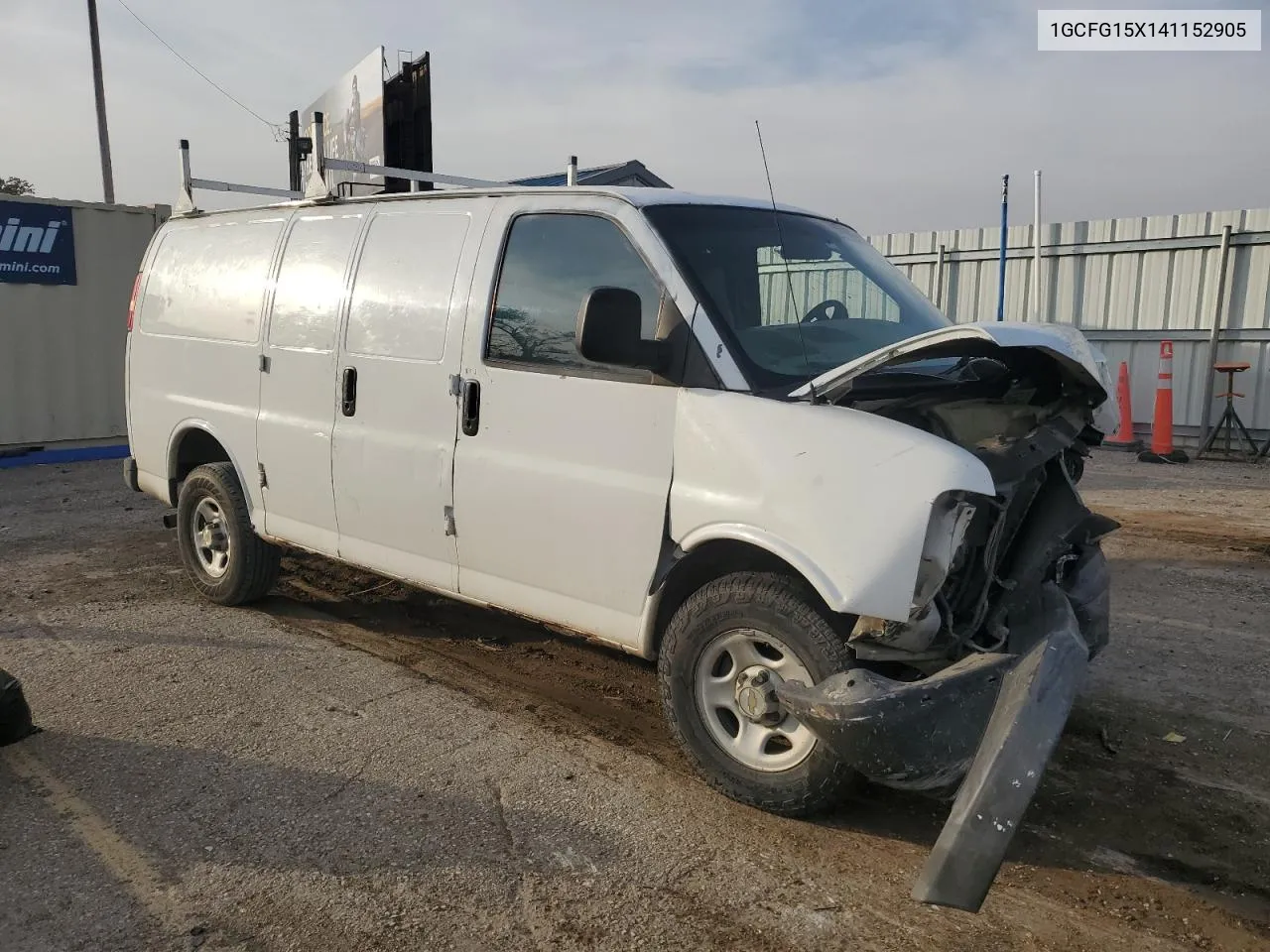 2004 Chevrolet Express G1500 VIN: 1GCFG15X141152905 Lot: 78357844