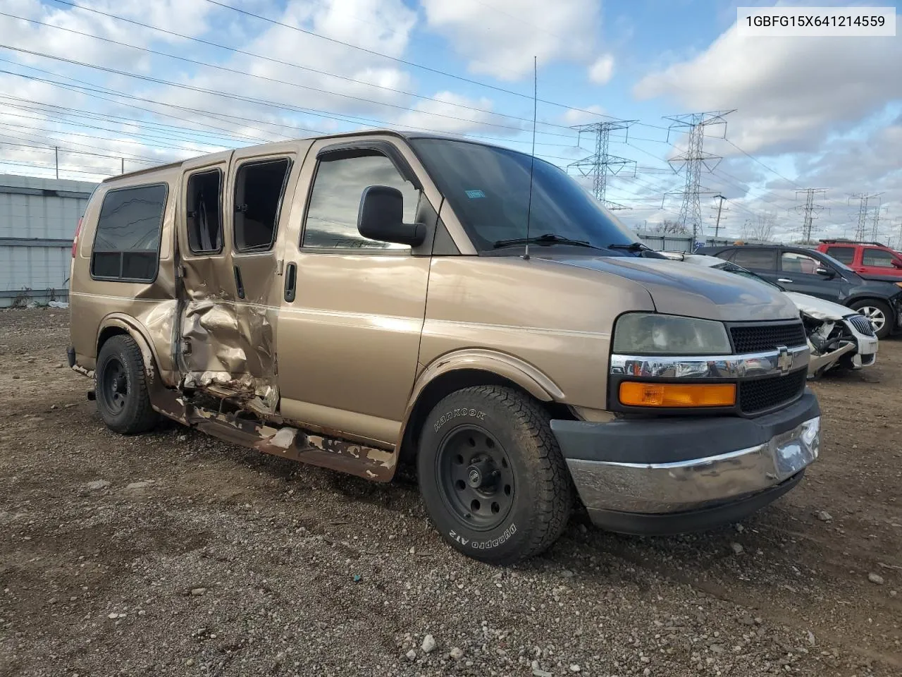 2004 Chevrolet Express G1500 VIN: 1GBFG15X641214559 Lot: 78751864