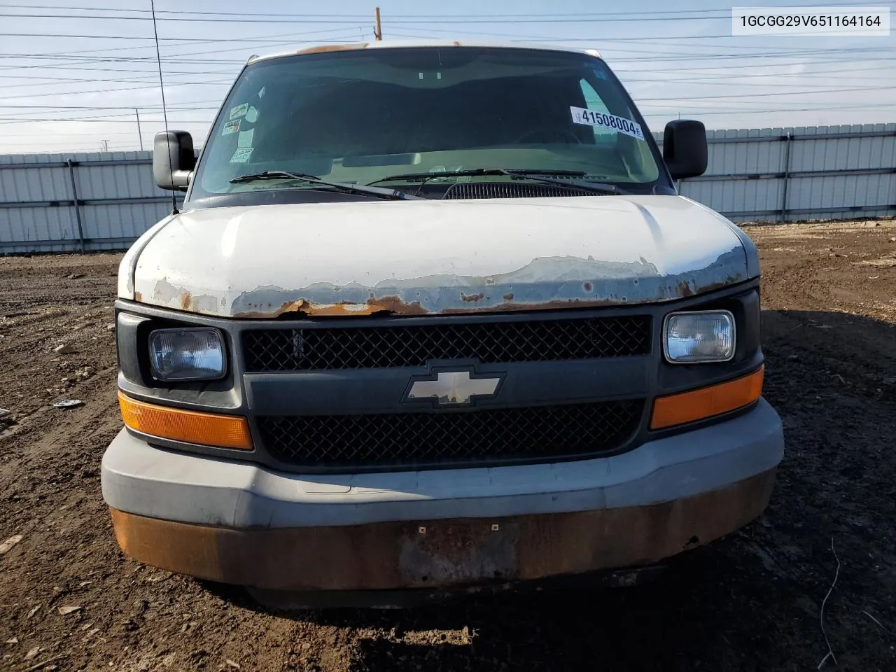 2005 Chevrolet Express G2500 VIN: 1GCGG29V651164164 Lot: 41508004