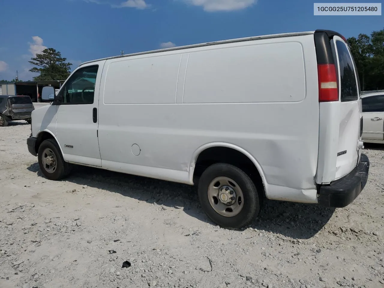 2005 Chevrolet Express G2500 VIN: 1GCGG25U751205480 Lot: 62837364