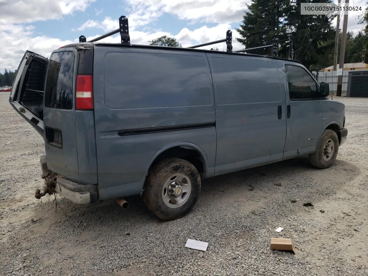 2005 Chevrolet Express G2500 VIN: 1GCGG25V151130624 Lot: 64706824