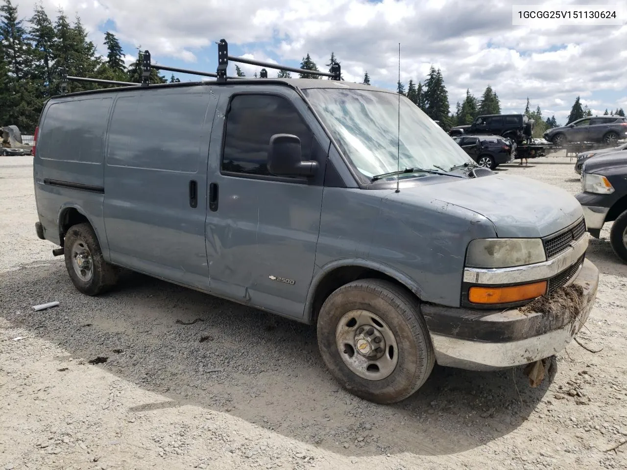 2005 Chevrolet Express G2500 VIN: 1GCGG25V151130624 Lot: 64706824