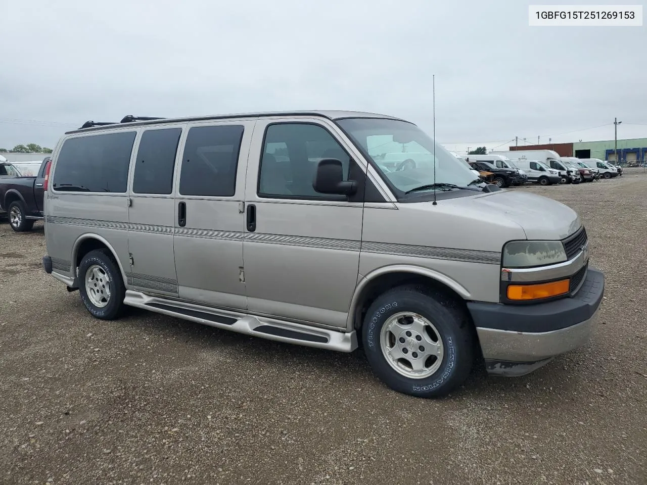 2005 Chevrolet Express G1500 VIN: 1GBFG15T251269153 Lot: 65033594