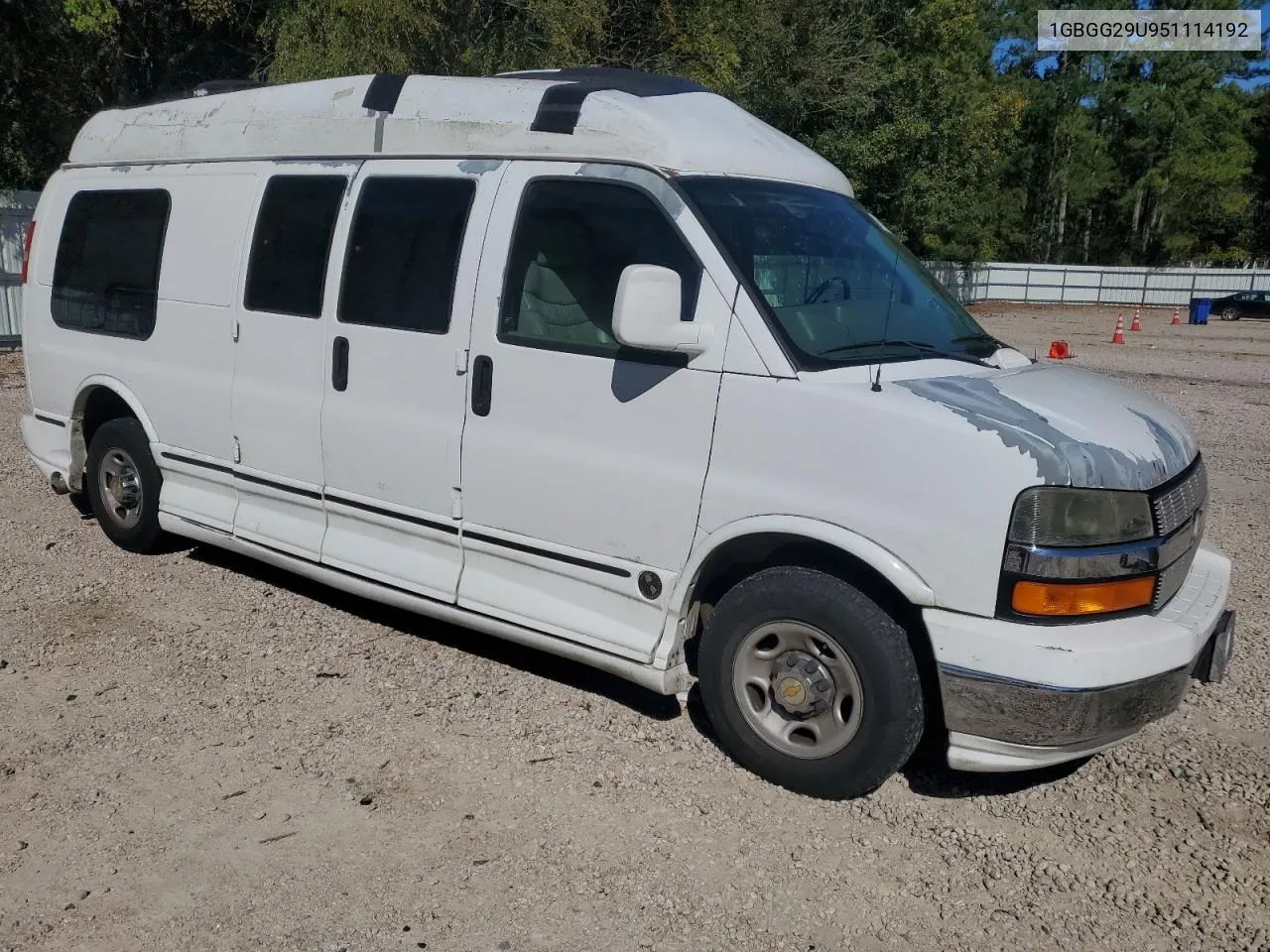 2005 Chevrolet Express G2500 VIN: 1GBGG29U951114192 Lot: 67589894