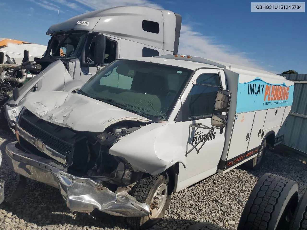 2005 Chevrolet Express G3500 VIN: 1GBHG31U151245784 Lot: 69164354