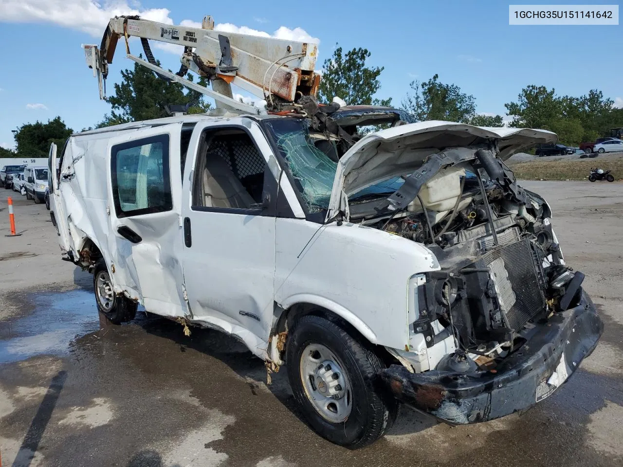 2005 Chevrolet Express G3500 VIN: 1GCHG35U151141642 Lot: 69855924