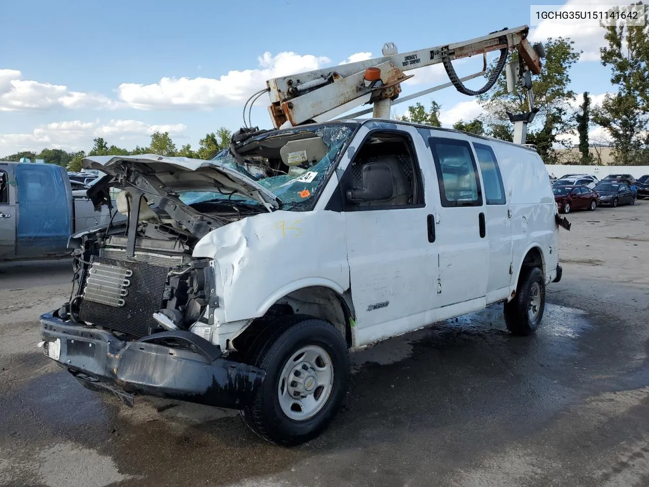 2005 Chevrolet Express G3500 VIN: 1GCHG35U151141642 Lot: 69855924