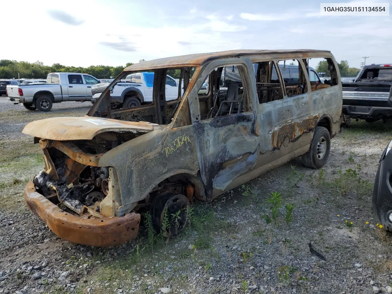 2005 Chevrolet Express G3500 VIN: 1GAHG35U151134554 Lot: 70232624