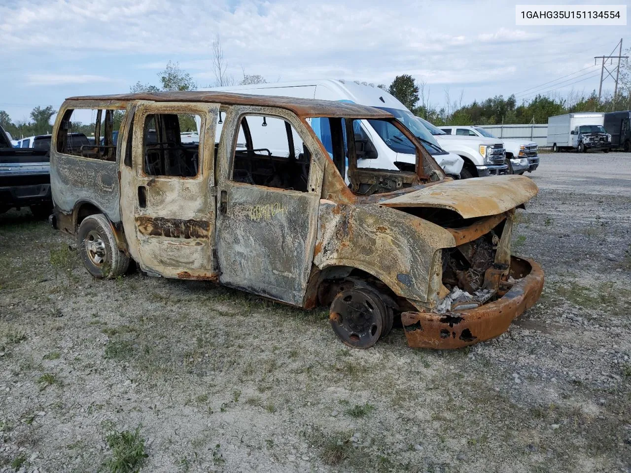 2005 Chevrolet Express G3500 VIN: 1GAHG35U151134554 Lot: 70232624