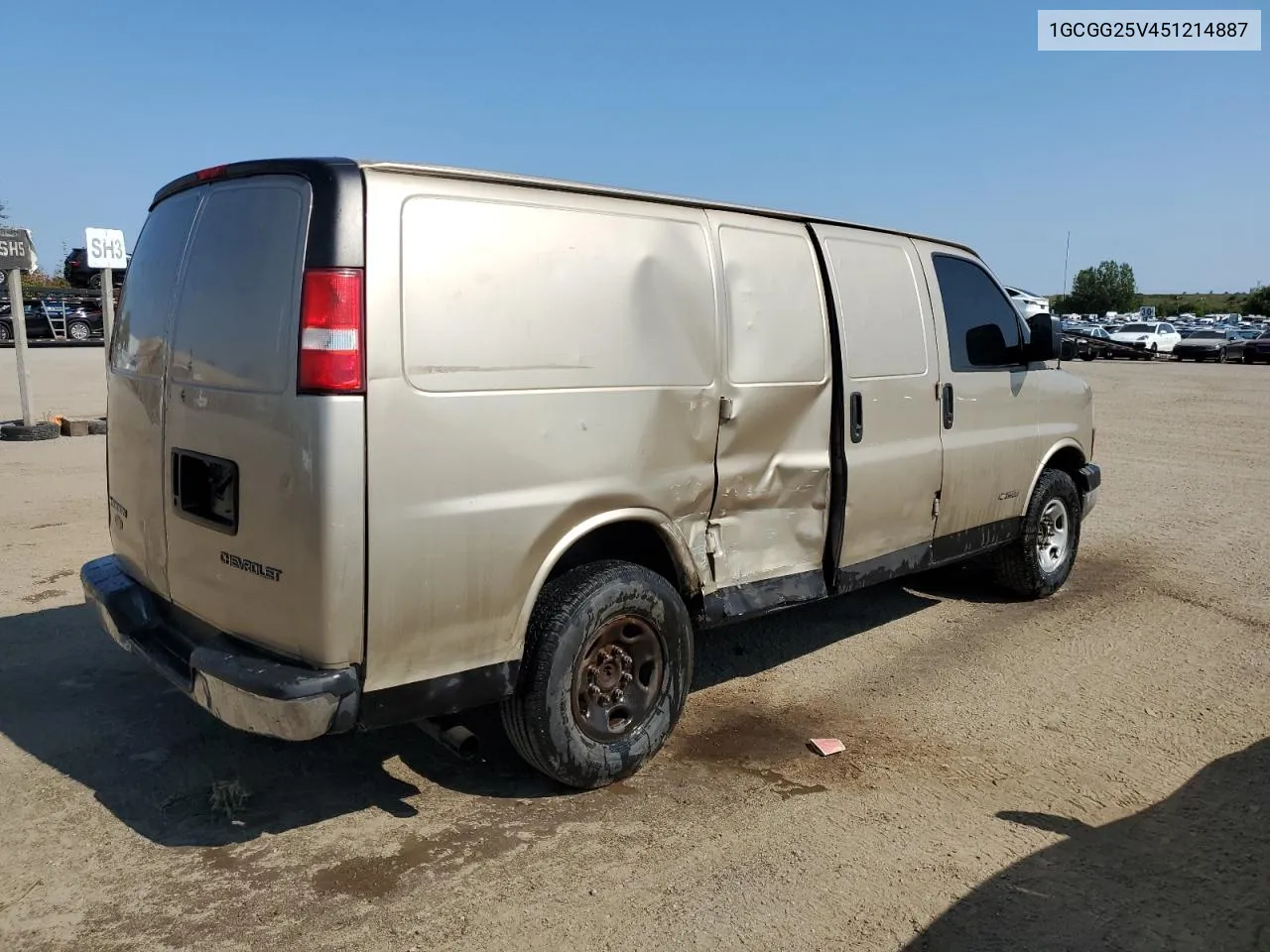 2005 Chevrolet Express G2500 VIN: 1GCGG25V451214887 Lot: 70295204