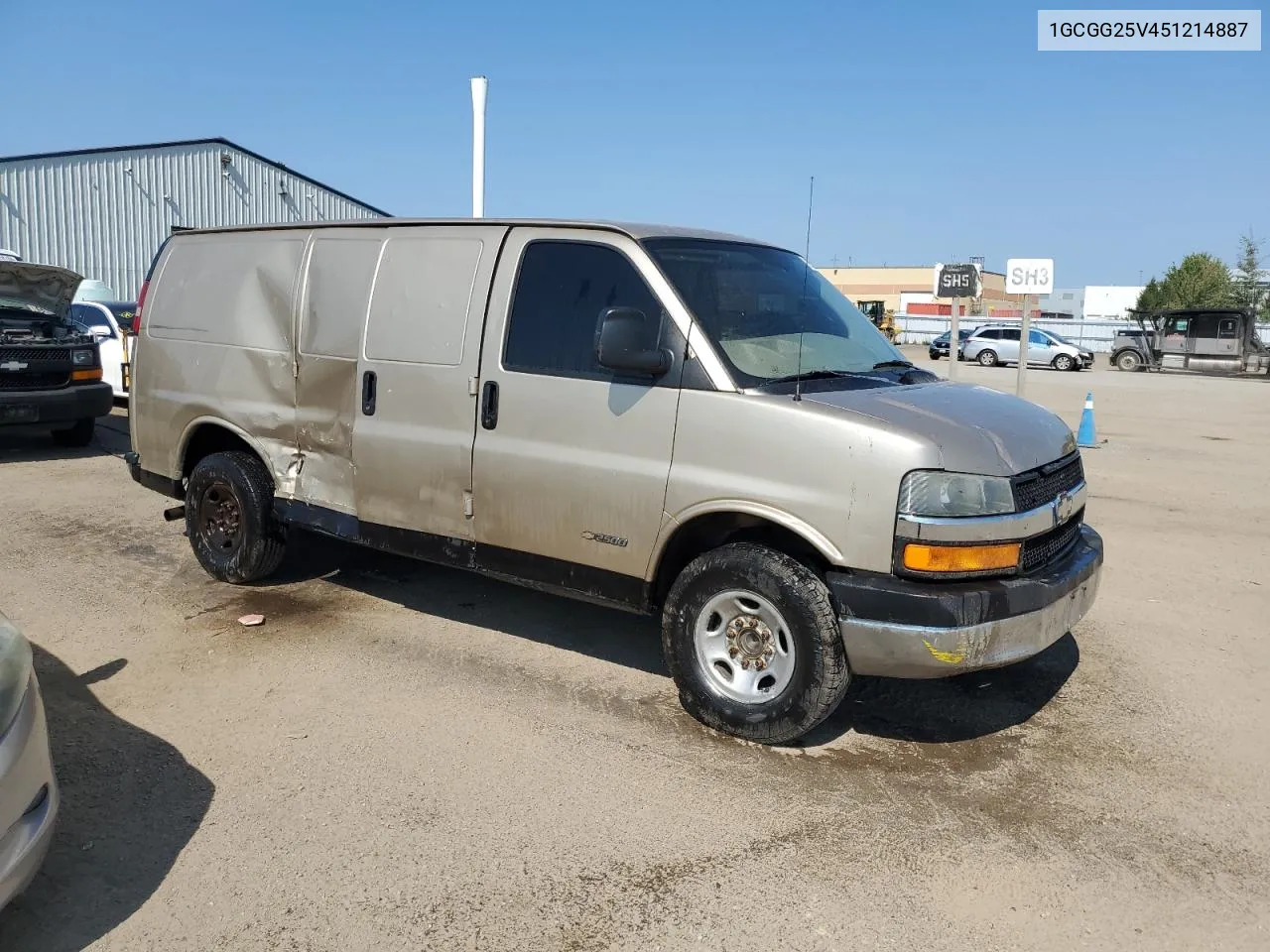 2005 Chevrolet Express G2500 VIN: 1GCGG25V451214887 Lot: 70295204