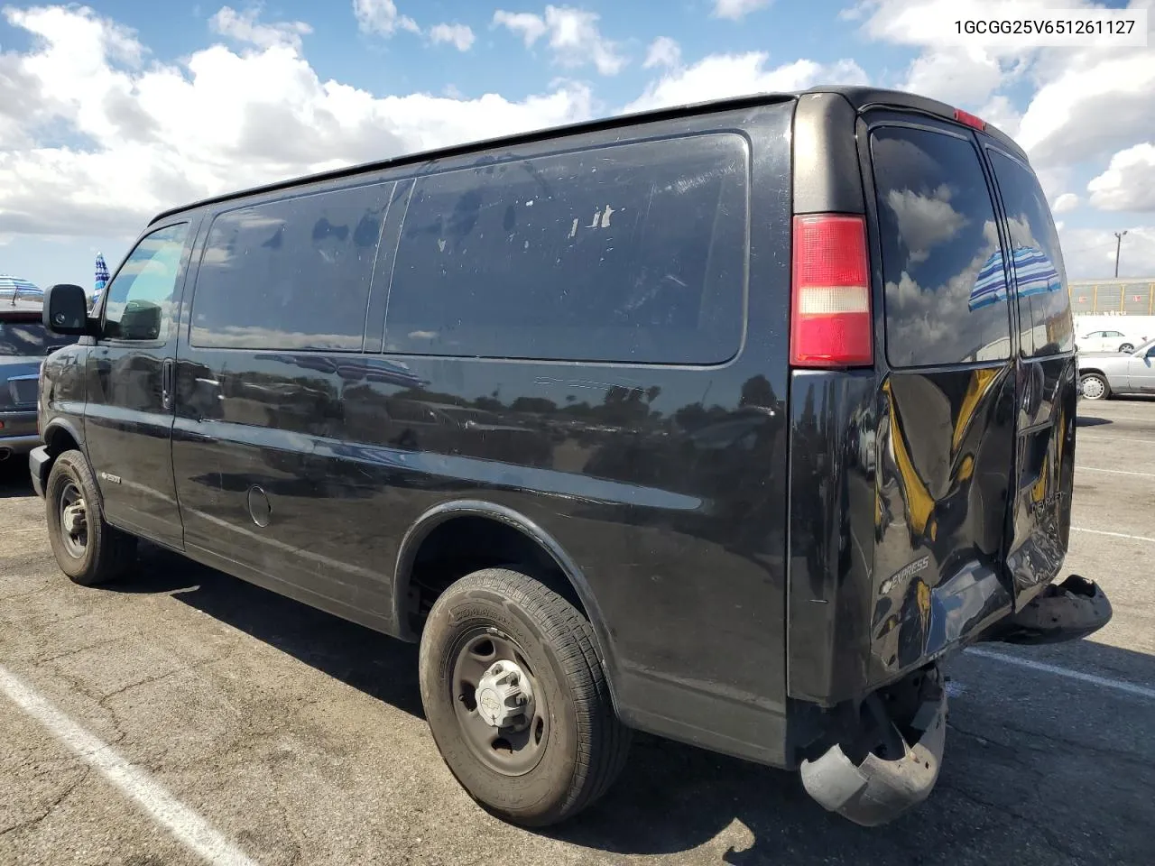 1GCGG25V651261127 2005 Chevrolet Express G2500