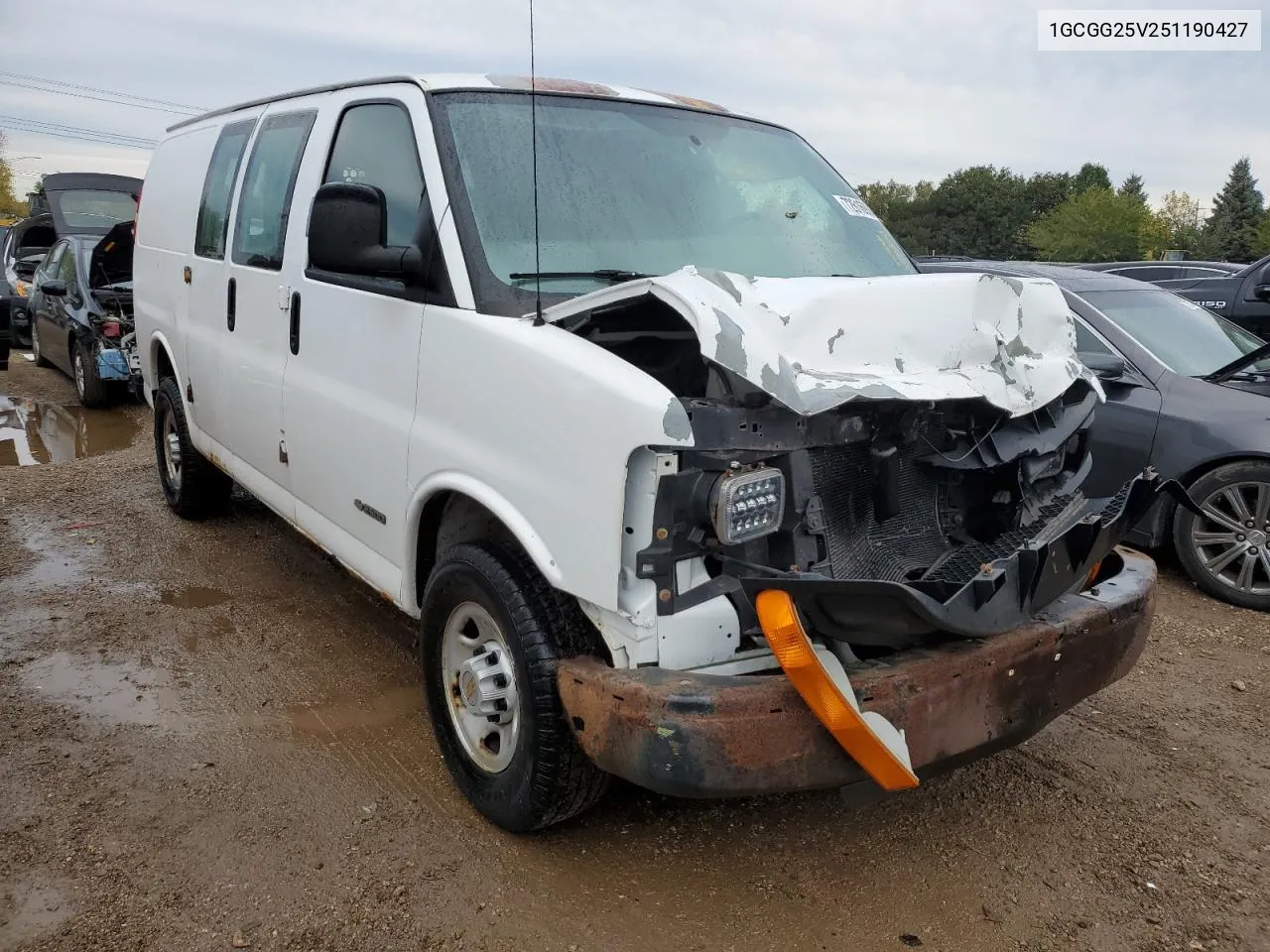 2005 Chevrolet Express G2500 VIN: 1GCGG25V251190427 Lot: 72616904