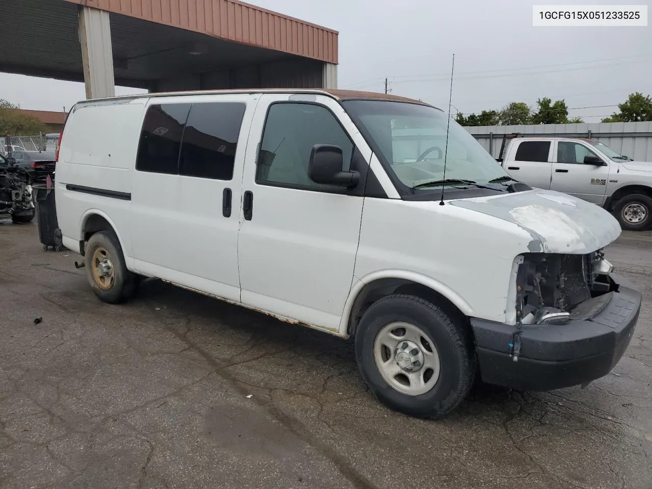 2005 Chevrolet Express G1500 VIN: 1GCFG15X051233525 Lot: 72901484