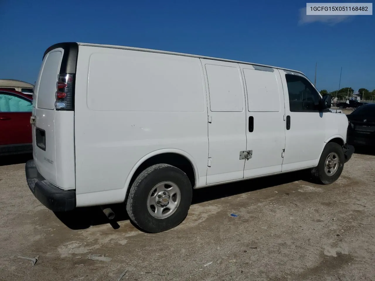 2005 Chevrolet Express G1500 VIN: 1GCFG15X051168482 Lot: 73204994