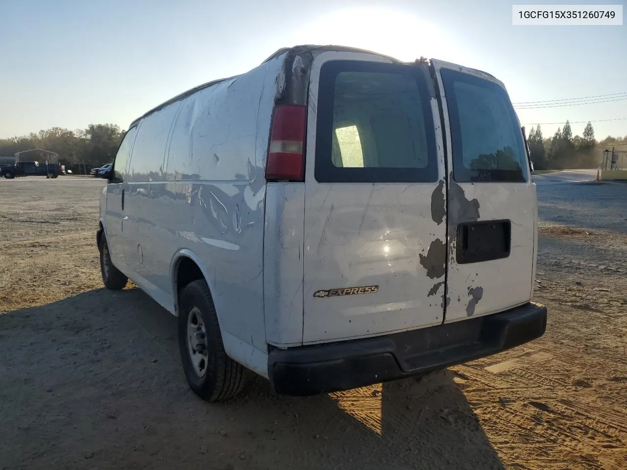 2005 Chevrolet Express G1500 VIN: 1GCFG15X351260749 Lot: 77482284