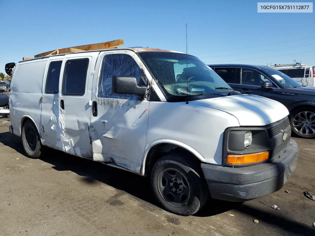 2005 Chevrolet Express G1500 VIN: 1GCFG15X751112877 Lot: 77494014