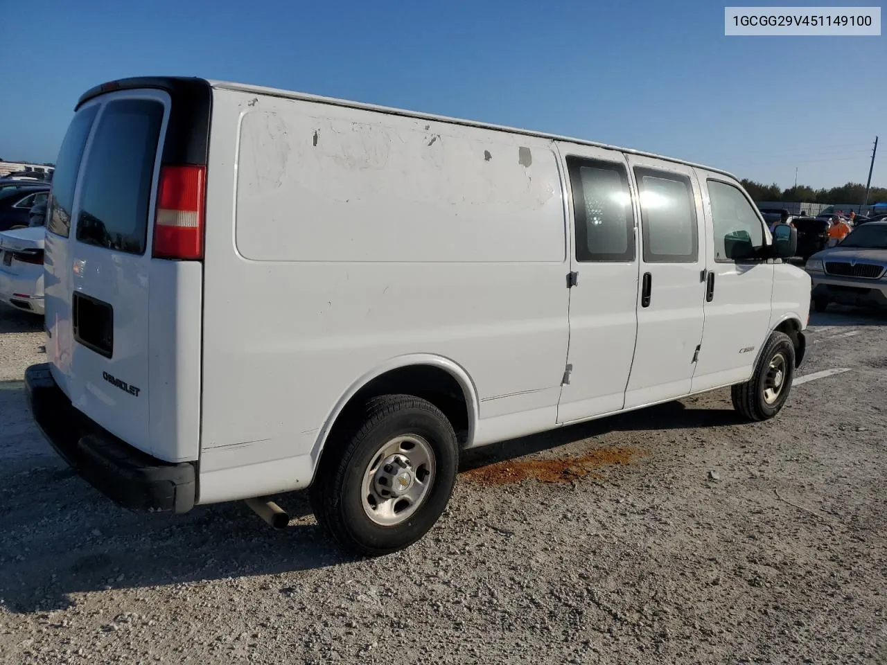 2005 Chevrolet Express G2500 VIN: 1GCGG29V451149100 Lot: 78283294