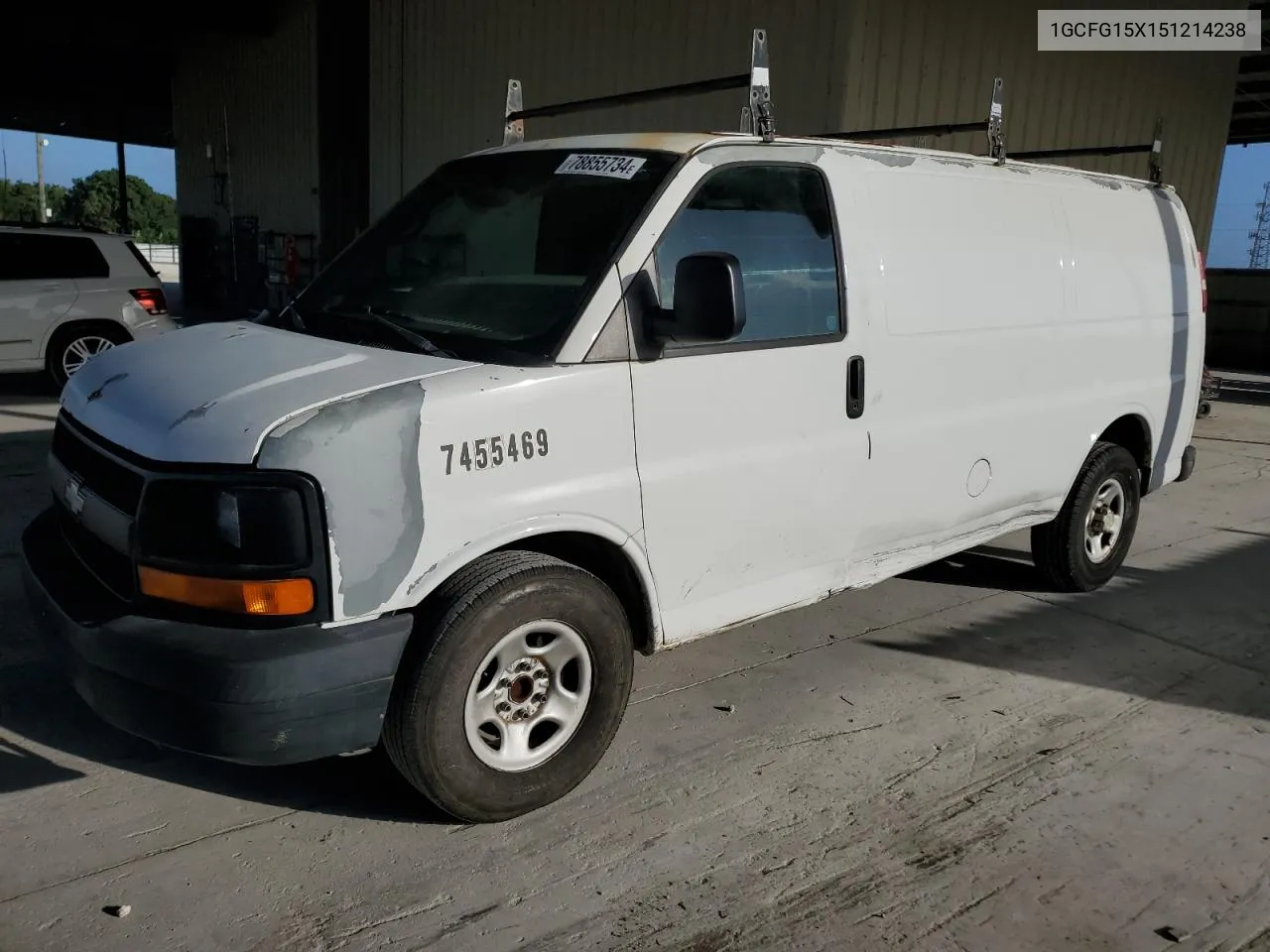 2005 Chevrolet Express G1500 VIN: 1GCFG15X151214238 Lot: 78855734