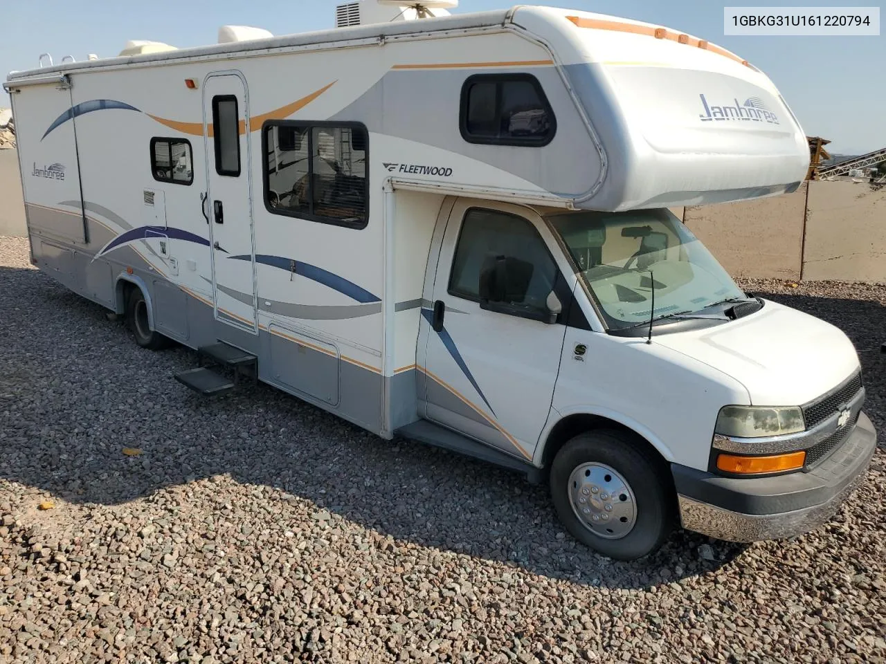 2006 Chevrolet Express G3500 VIN: 1GBKG31U161220794 Lot: 61903464