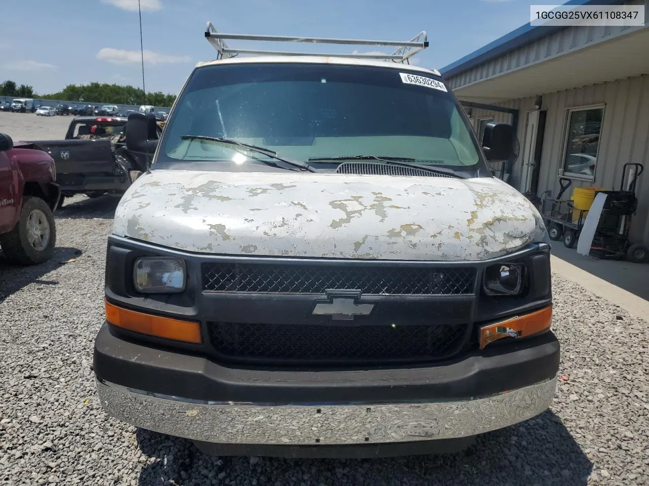 2006 Chevrolet Express G2500 VIN: 1GCGG25VX61108347 Lot: 63630294