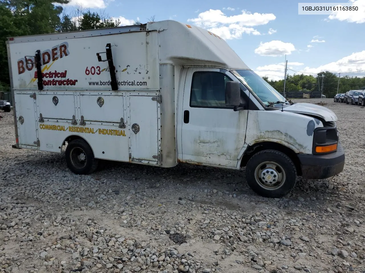 2006 Chevrolet Express G3500 VIN: 1GBJG31U161163850 Lot: 63765314