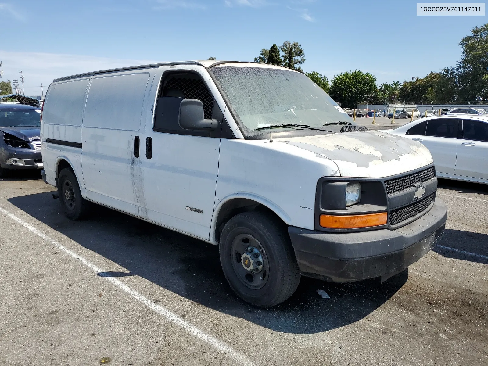 2006 Chevrolet Express G2500 VIN: 1GCGG25V761147011 Lot: 66601454