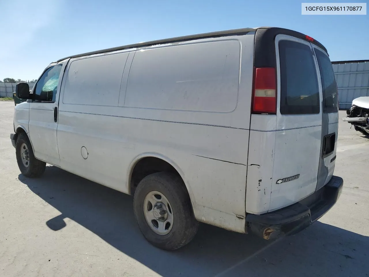 2006 Chevrolet Express G1500 VIN: 1GCFG15X961170877 Lot: 66629304