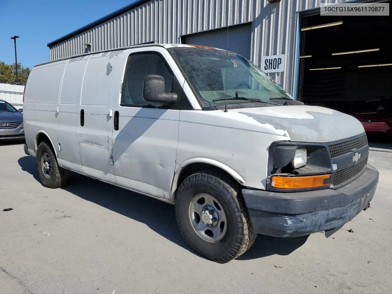 2006 Chevrolet Express G1500 VIN: 1GCFG15X961170877 Lot: 66629304