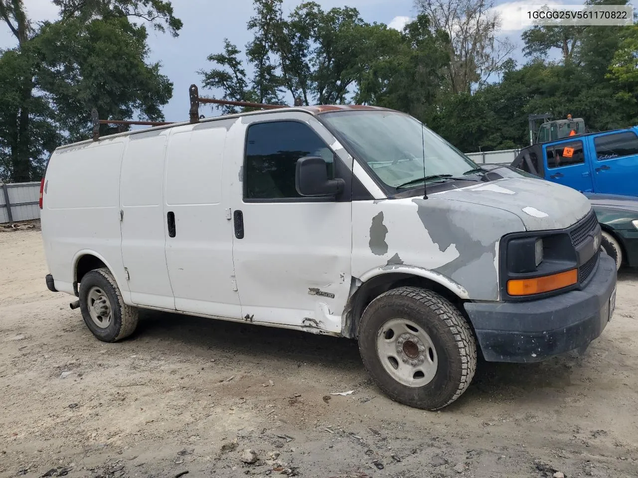 2006 Chevrolet Express G2500 VIN: 1GCGG25V561170822 Lot: 68017874