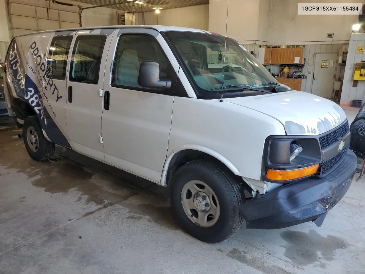 2006 Chevrolet Express G1500 VIN: 1GCFG15XX61155434 Lot: 68977714