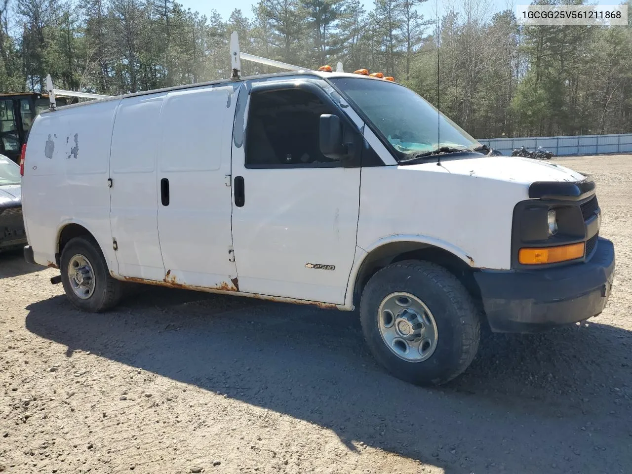 2006 Chevrolet Express G2500 VIN: 1GCGG25V561211868 Lot: 69066834