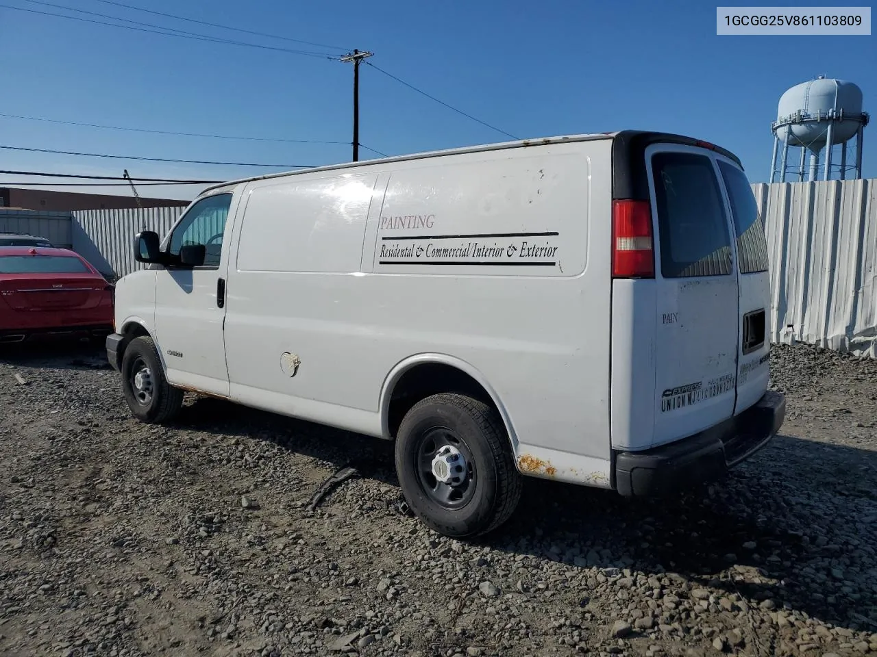 2006 Chevrolet Express G2500 VIN: 1GCGG25V861103809 Lot: 70144734