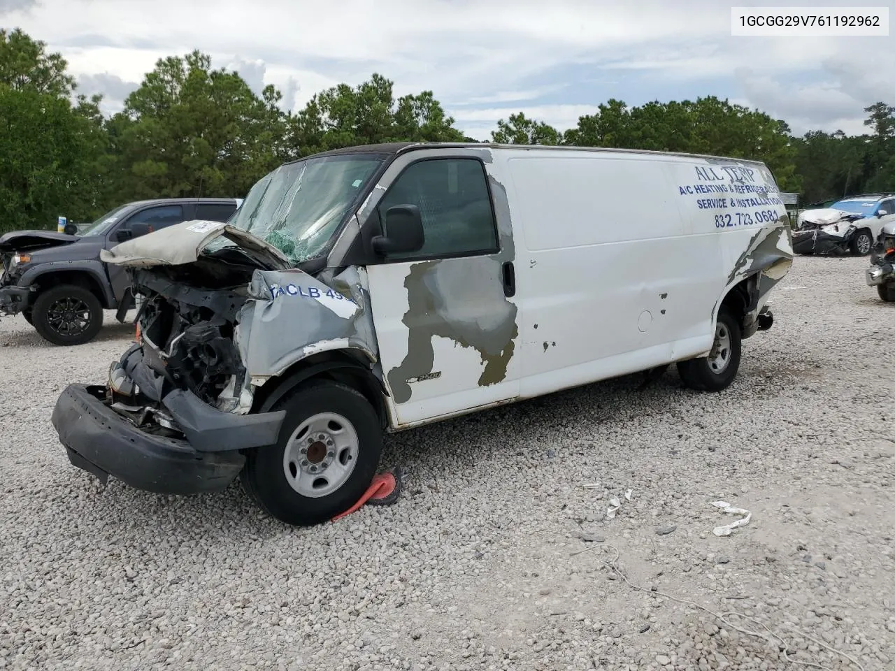 2006 Chevrolet Express G2500 VIN: 1GCGG29V761192962 Lot: 70254174