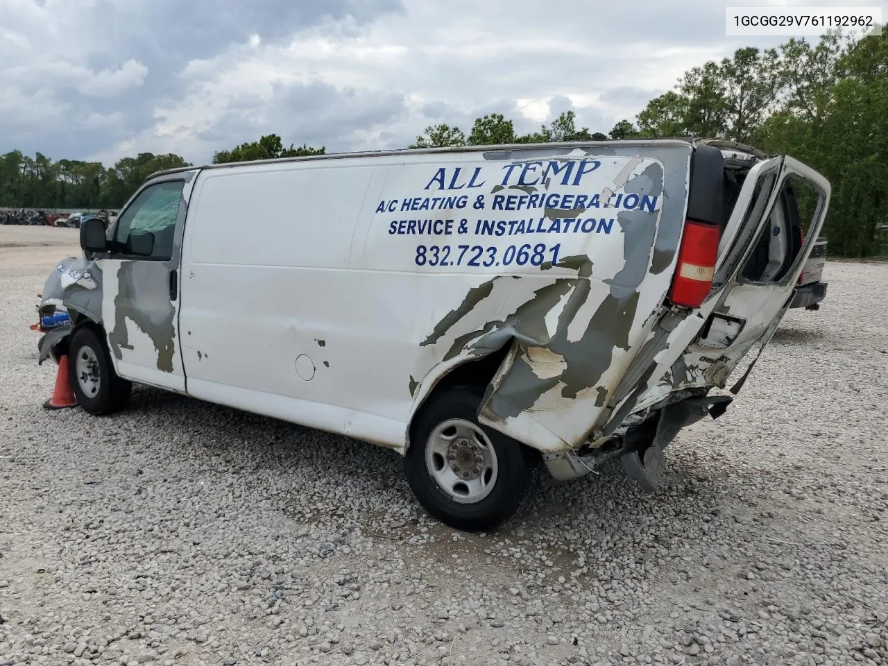 2006 Chevrolet Express G2500 VIN: 1GCGG29V761192962 Lot: 70254174