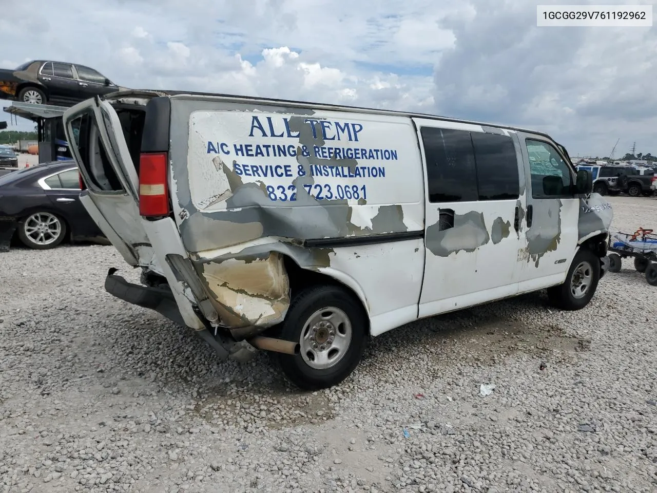 2006 Chevrolet Express G2500 VIN: 1GCGG29V761192962 Lot: 70254174