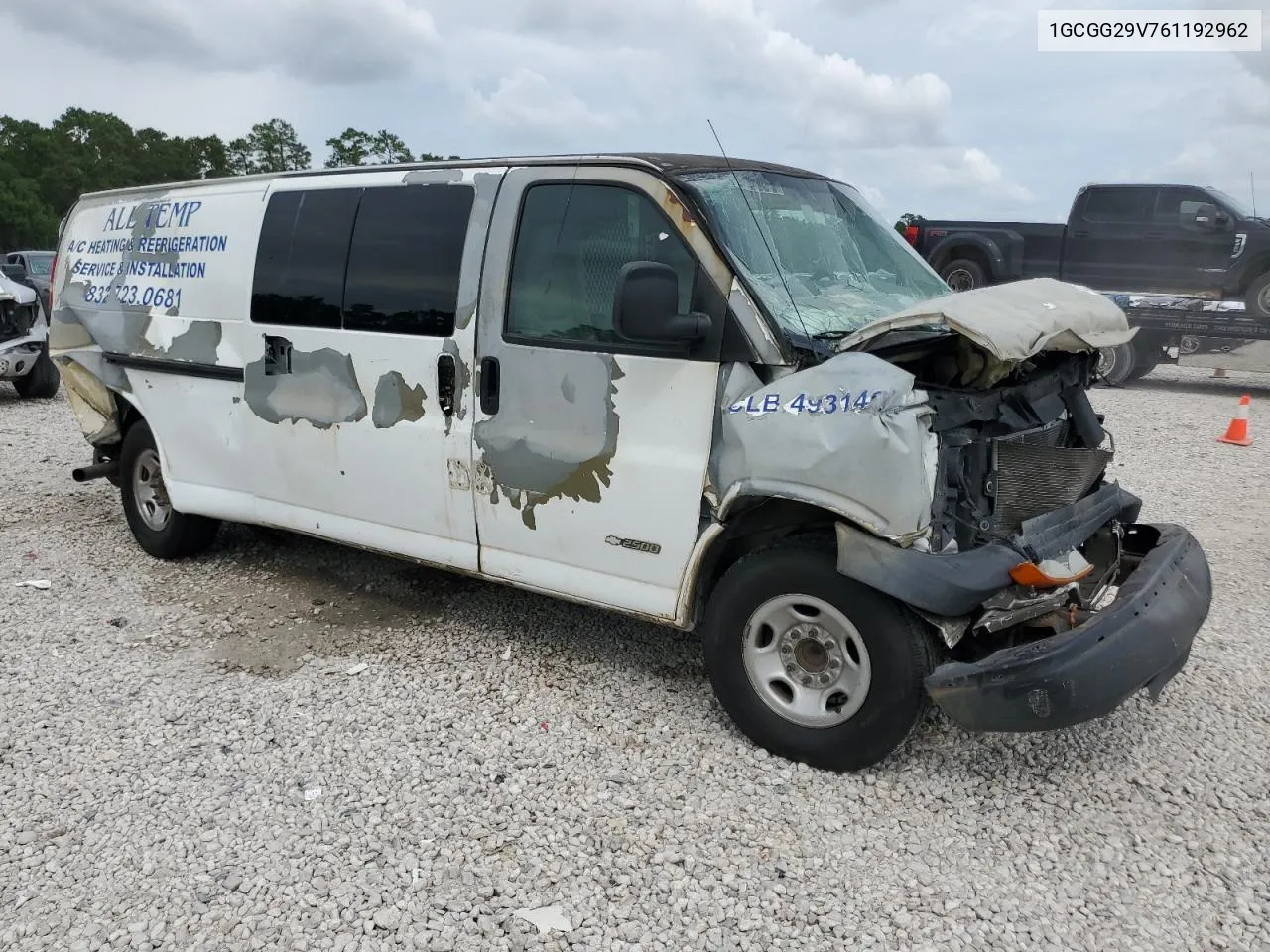 2006 Chevrolet Express G2500 VIN: 1GCGG29V761192962 Lot: 70254174